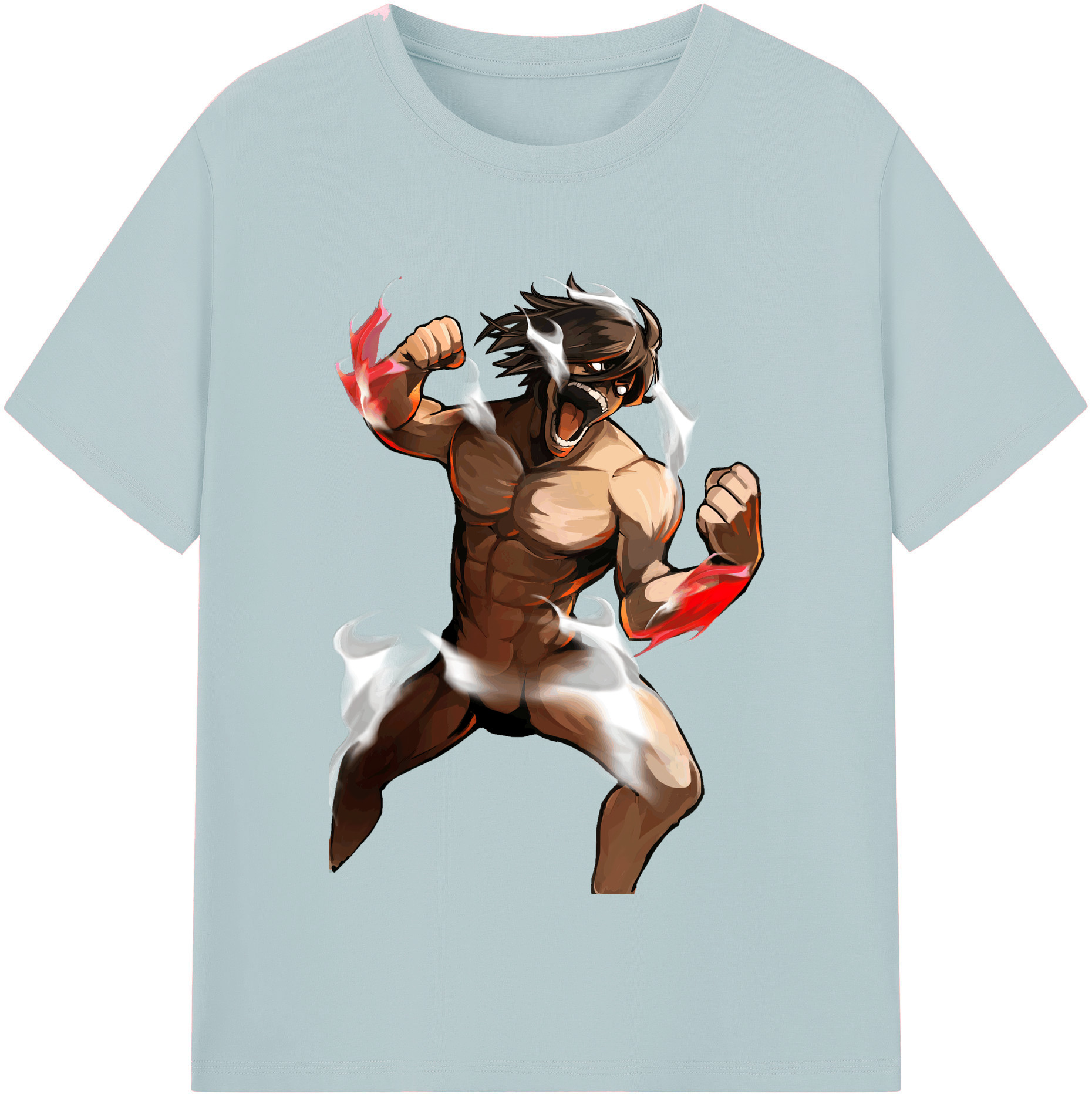 （画像用） 進撃の巨人 Attack on Titan 綿100％半袖Tシャツ（フロントプリント）
